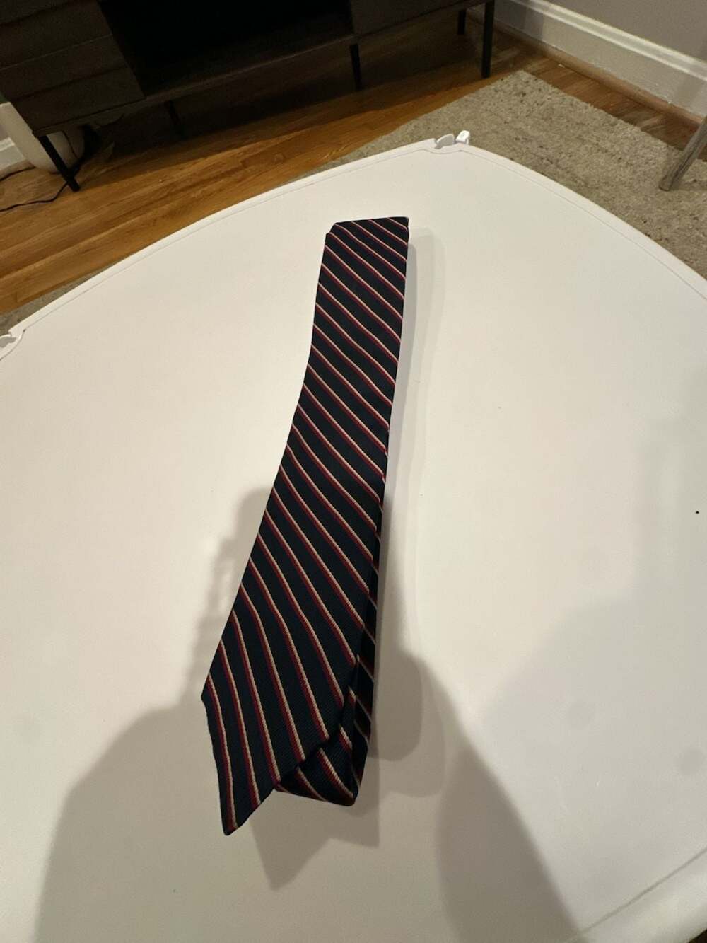 Dooney & Bourke Inc. Vintage Men's All Silk Striped Necktie